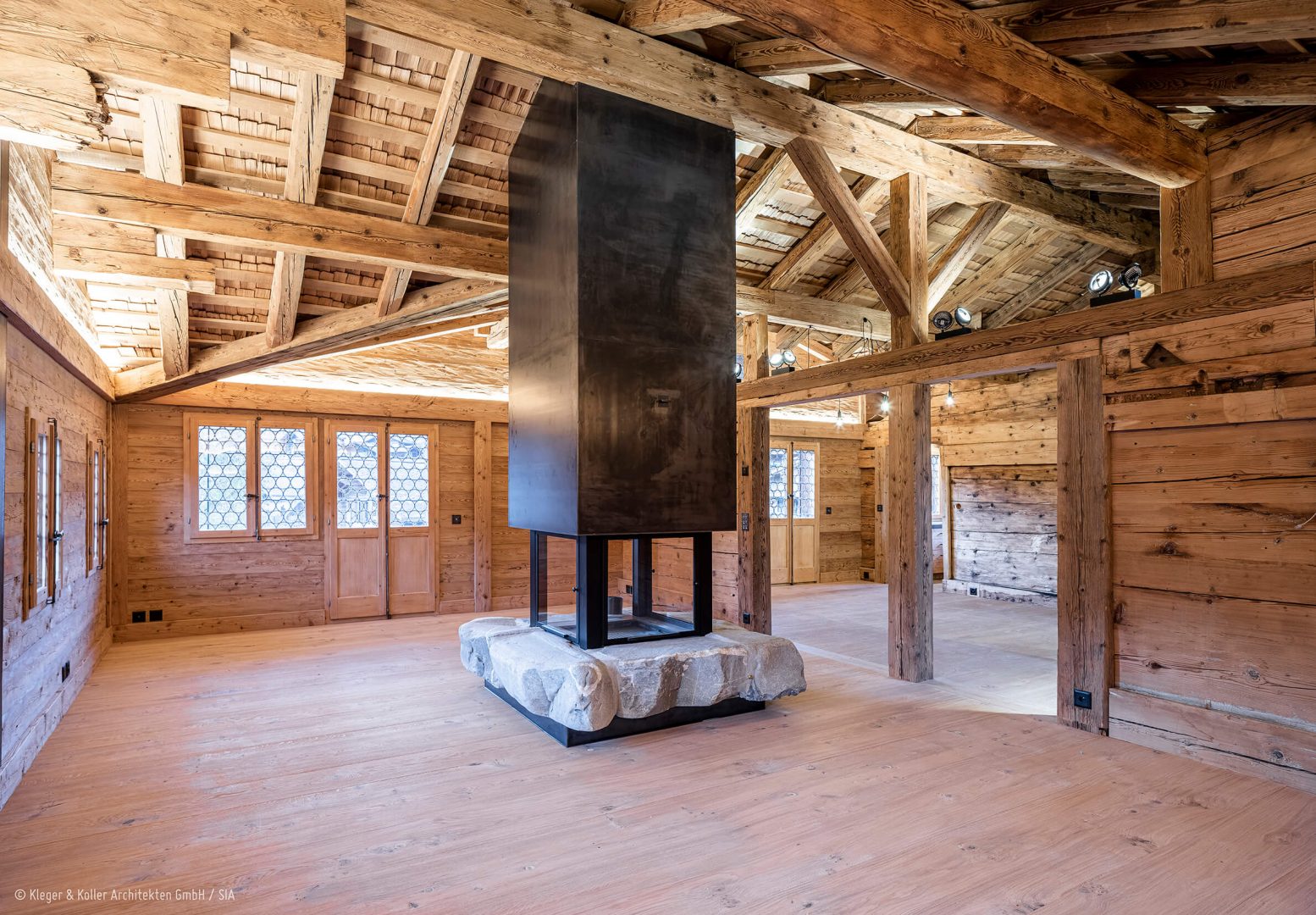 Saanen Kamin | Kleger und Koller Architekten